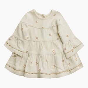 NEW Quincy Mae Tiered Star Print Dress